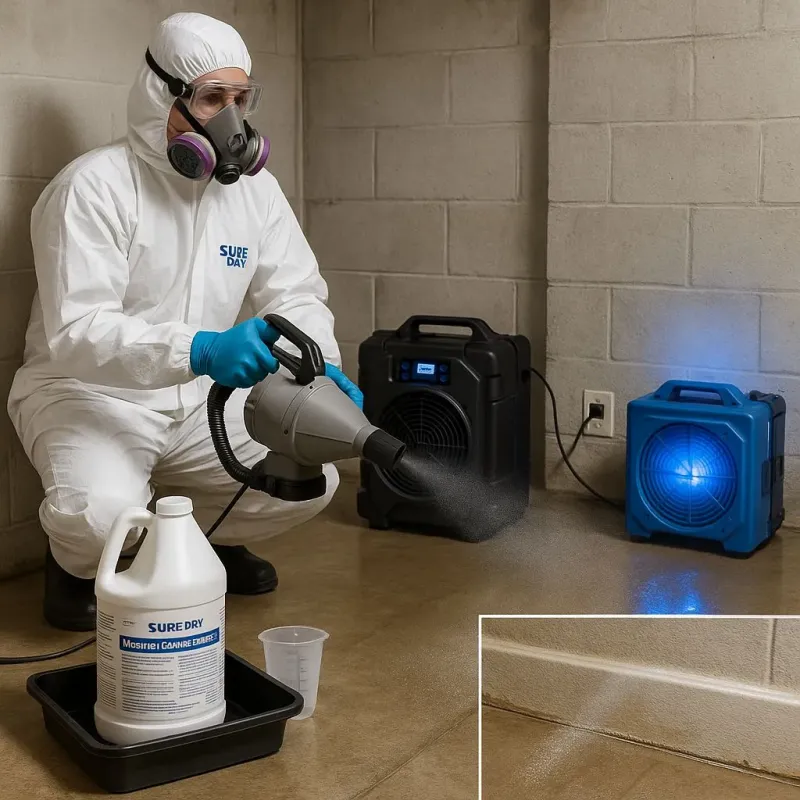 Sanitization and Odor Removal process in Bridgeport, WV