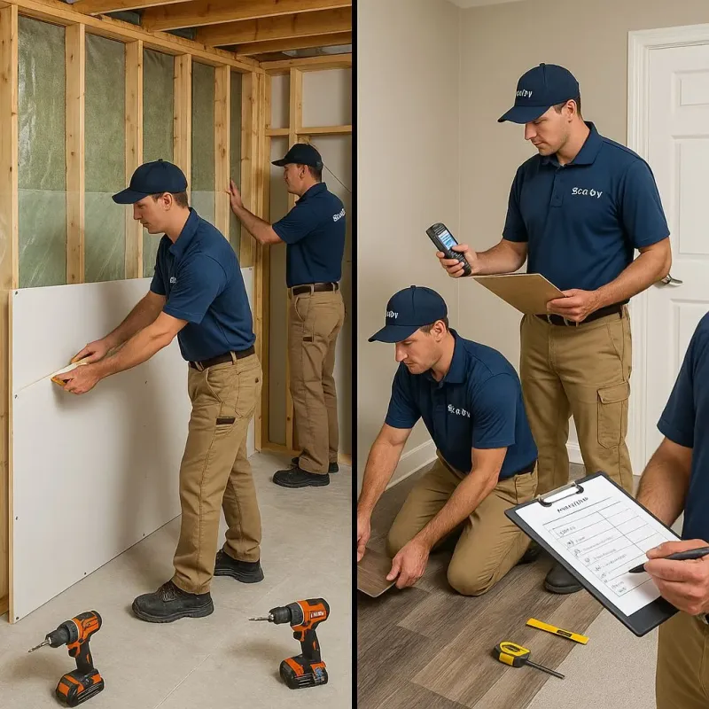 Repairs and Reconstruction process in Bridgeport, WV
